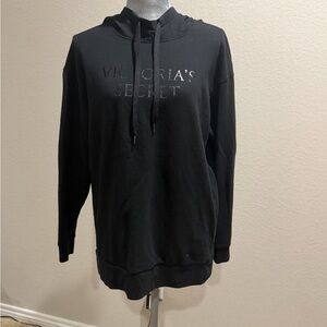 Victoria's Secret Black Hoodie Sweater